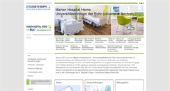 Desktop Screenshot of marienhospital-herne.de